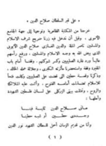 صلاح الدين الأيوبي البطل الناصر لدين الله