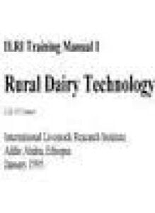 Rural Dairy Technology