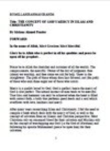 THE CONCEPT OF GOD S MERCY IN ISLAM AND CHRISTIANITY