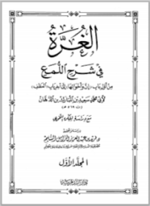 الغرة في شرح اللمع من أول باب إن وأخواتها إلى آخر باب العطف